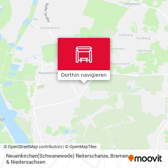Neuenkirchen(Schwanewede) Reiterschanze Karte