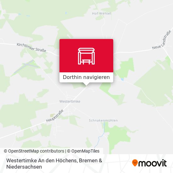 Westertimke An den Höchens Karte