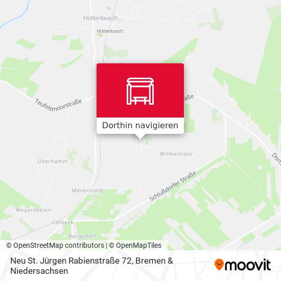 Neu St. Jürgen Rabienstraße 72 Karte