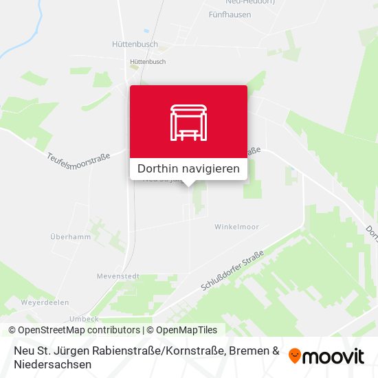 Neu St. Jürgen Rabienstraße / Kornstraße Karte
