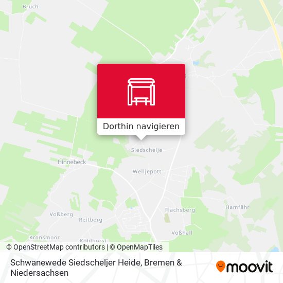 Schwanewede Siedscheljer Heide Karte