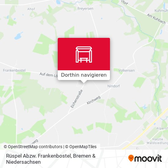 Rüspel Abzw. Frankenbostel Karte