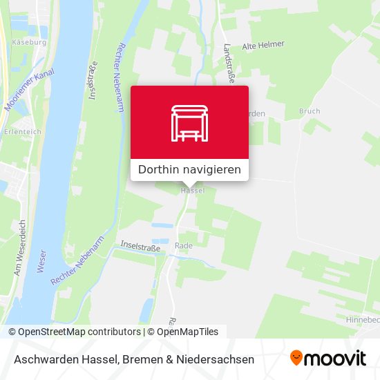 Aschwarden Hassel Karte
