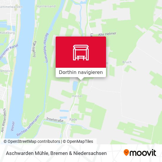 Aschwarden Mühle Karte
