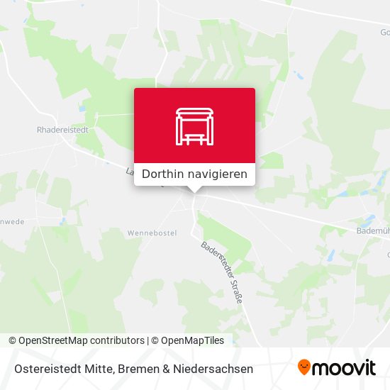 Ostereistedt Mitte Karte
