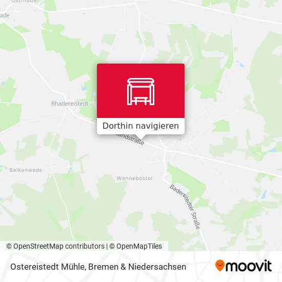 Ostereistedt Mühle Karte