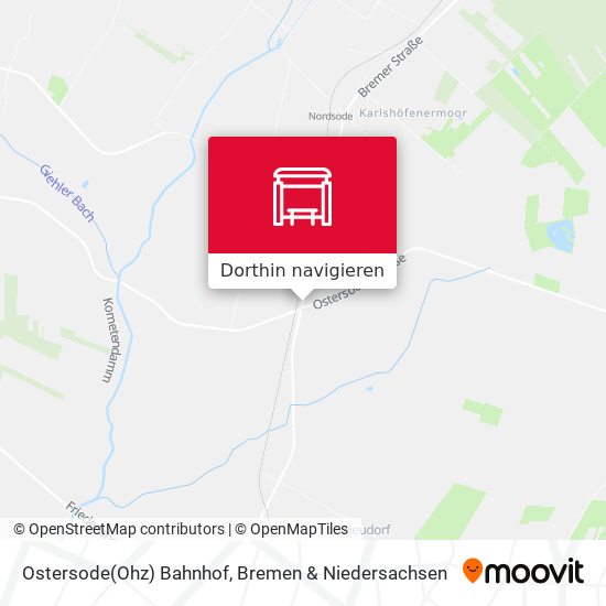 Ostersode(Ohz) Bahnhof Karte