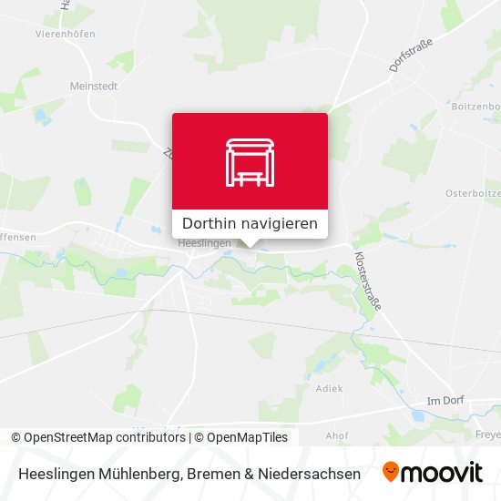 Heeslingen Mühlenberg Karte