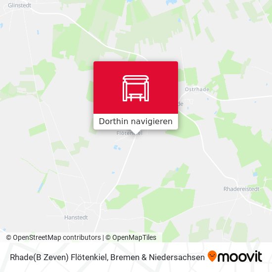 Rhade(B Zeven) Flötenkiel Karte