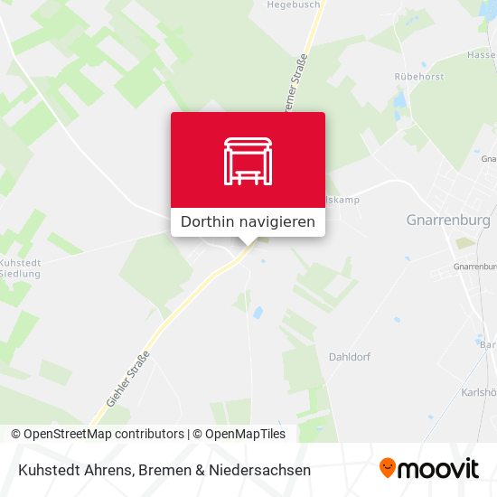 Kuhstedt Ahrens Karte