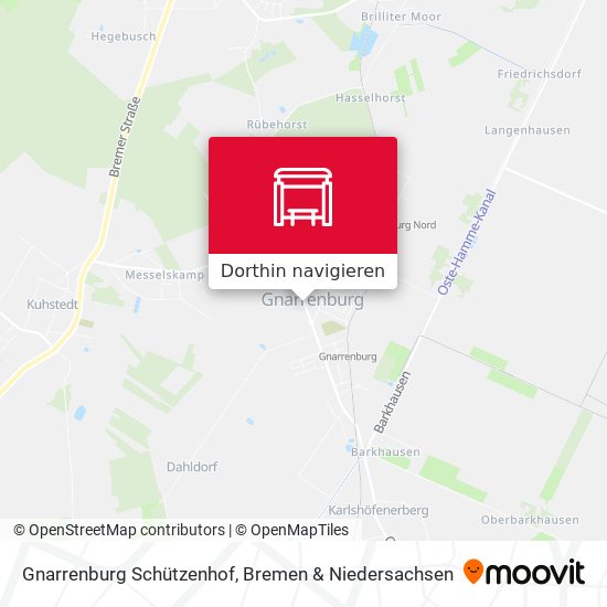 Gnarrenburg Schützenhof Karte