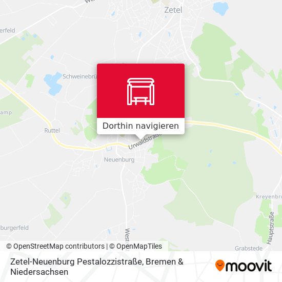 Zetel-Neuenburg Pestalozzistraße Karte