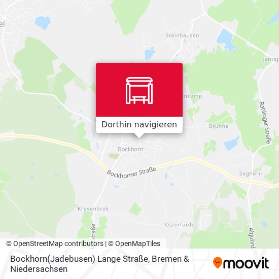 Bockhorn(Jadebusen) Lange Straße Karte