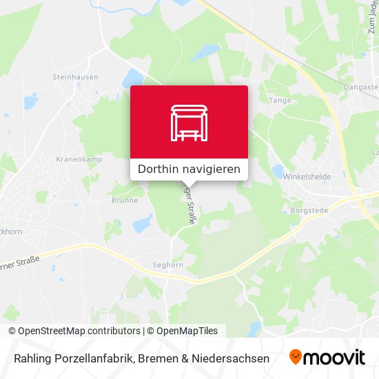 Rahling Porzellanfabrik Karte