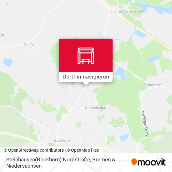 Steinhausen(Bockhorn) Nordstraße Karte