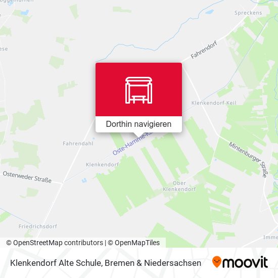 Klenkendorf Alte Schule Karte