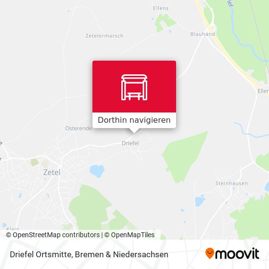 Driefel Ortsmitte Karte