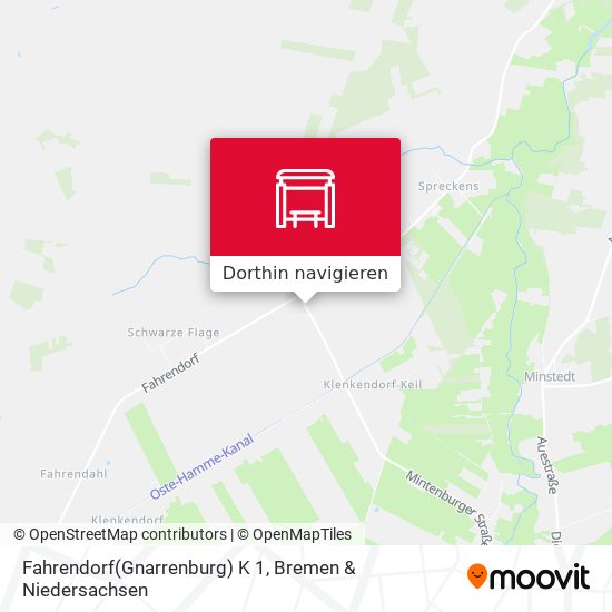 Fahrendorf(Gnarrenburg) K 1 Karte