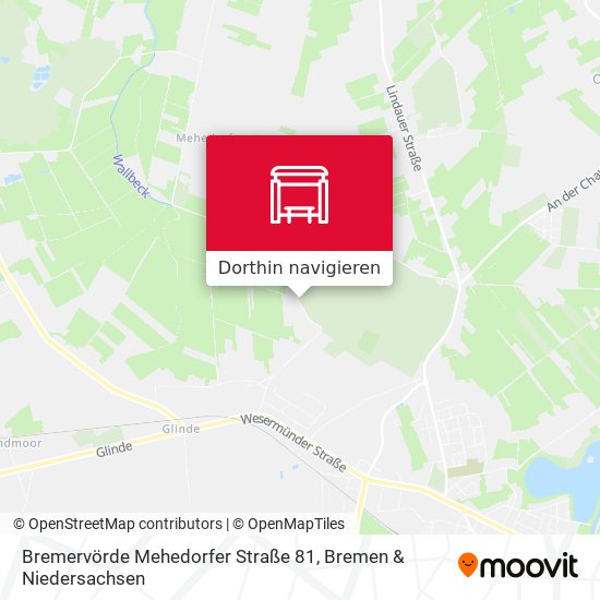 Bremervörde Mehedorfer Straße 81 Karte