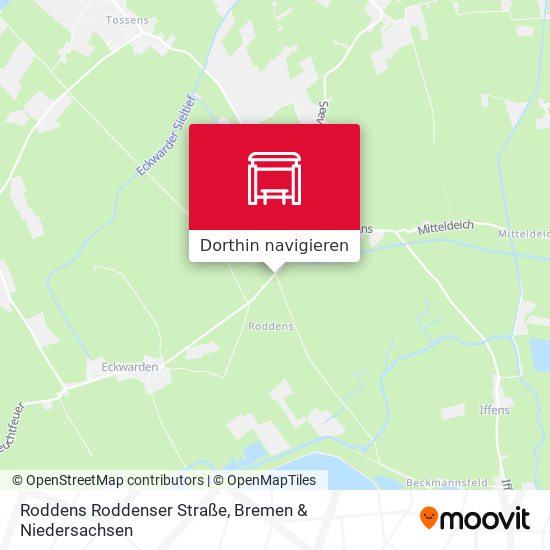 Roddens Roddenser Straße Karte
