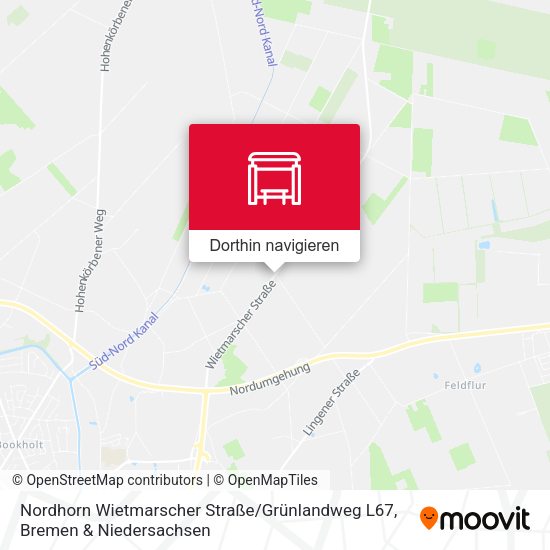 Nordhorn Wietmarscher Straße / Grünlandweg L67 Karte