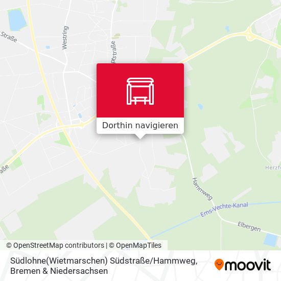 Südlohne(Wietmarschen) Südstraße / Hammweg Karte
