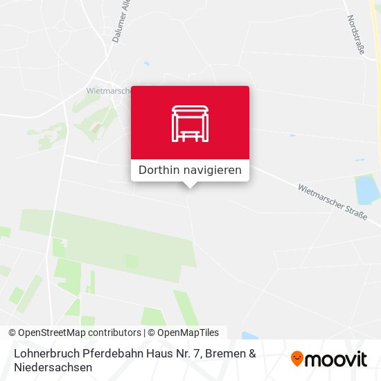 Lohnerbruch Pferdebahn Haus Nr. 7 Karte