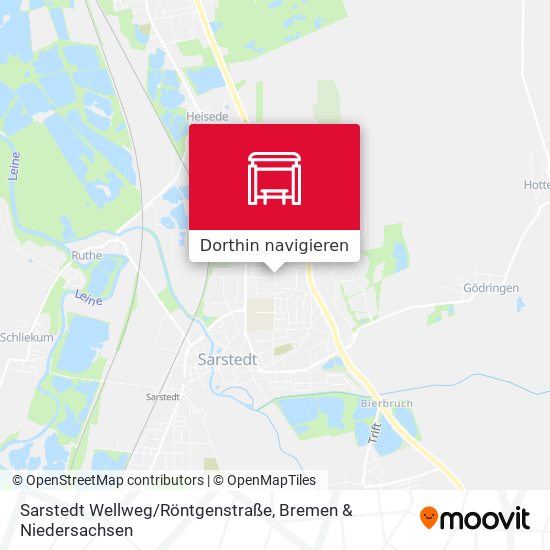 Sarstedt Wellweg/Röntgenstraße Karte
