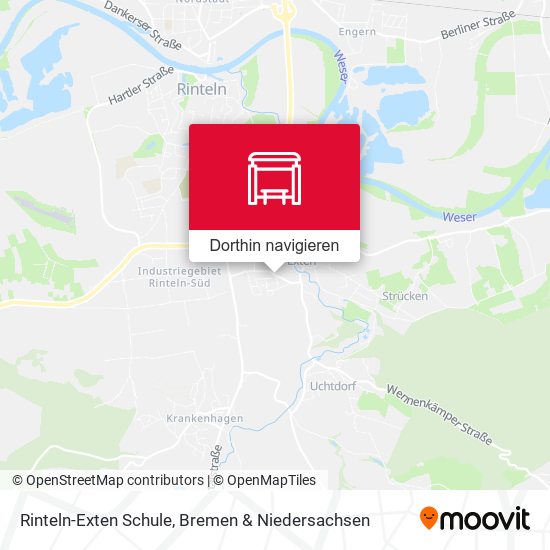 Rinteln-Exten Schule Karte