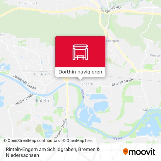 Rinteln-Engern am Schildgraben Karte