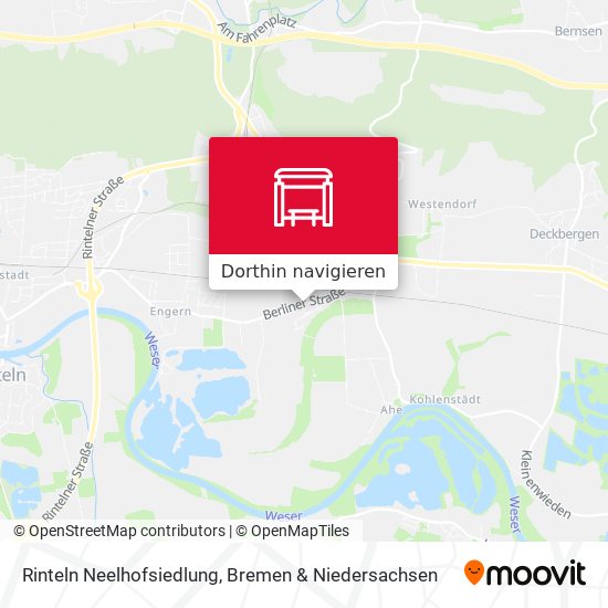Rinteln Neelhofsiedlung Karte