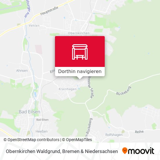 Obernkirchen Waldgrund Karte