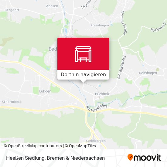 Heeßen Siedlung Karte