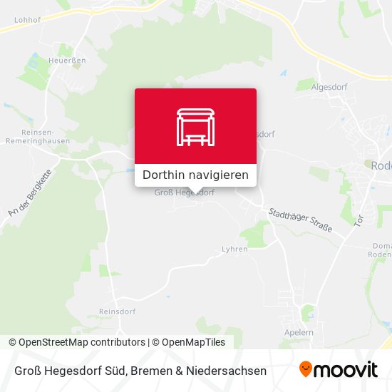 Groß Hegesdorf Süd Karte