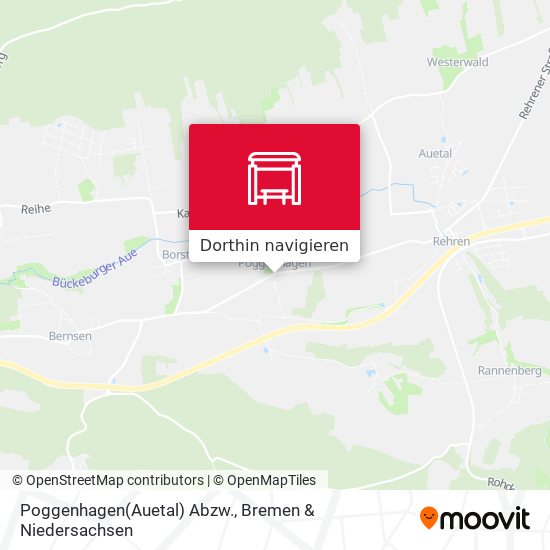 Poggenhagen(Auetal) Abzw. Karte