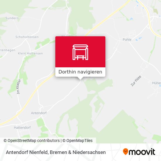 Antendorf Nienfeld Karte