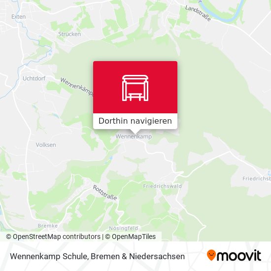 Wennenkamp Schule Karte