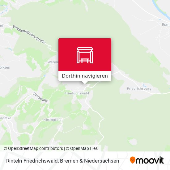 Rinteln-Friedrichswald Karte