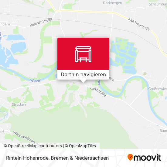 Rinteln-Hohenrode Karte