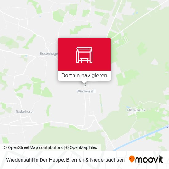 Wiedensahl In Der Hespe Karte