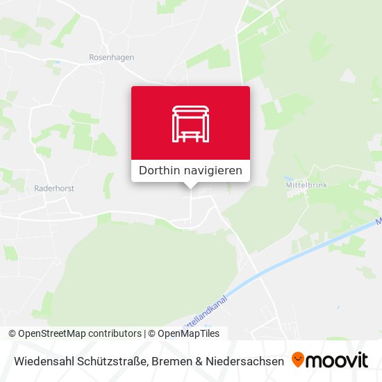 Wiedensahl Schützstraße Karte