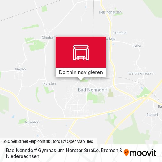 Bad Nenndorf Gymnasium Horster Straße Karte