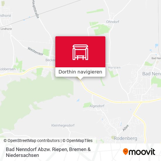 Bad Nenndorf Abzw. Riepen Karte
