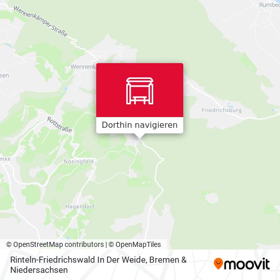 Rinteln-Friedrichswald In Der Weide Karte