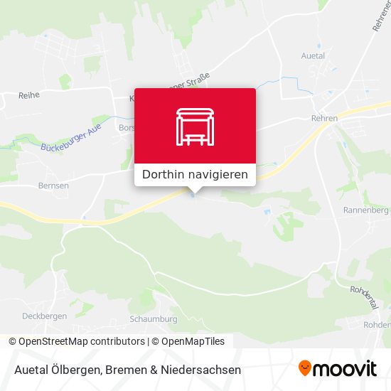 Auetal Ölbergen Karte