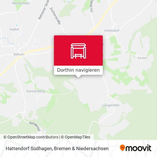 Hattendorf Südhagen Karte