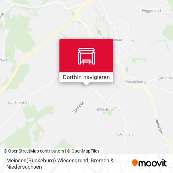 Meinsen(Bückeburg) Wiesengrund Karte
