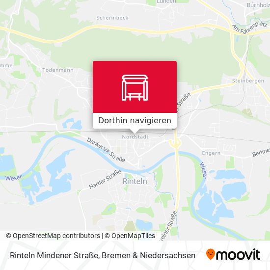 Rinteln Mindener Straße Karte