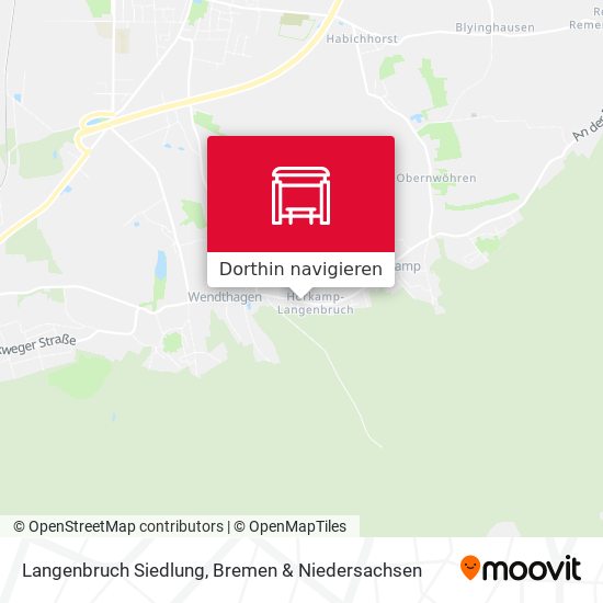 Langenbruch Siedlung Karte