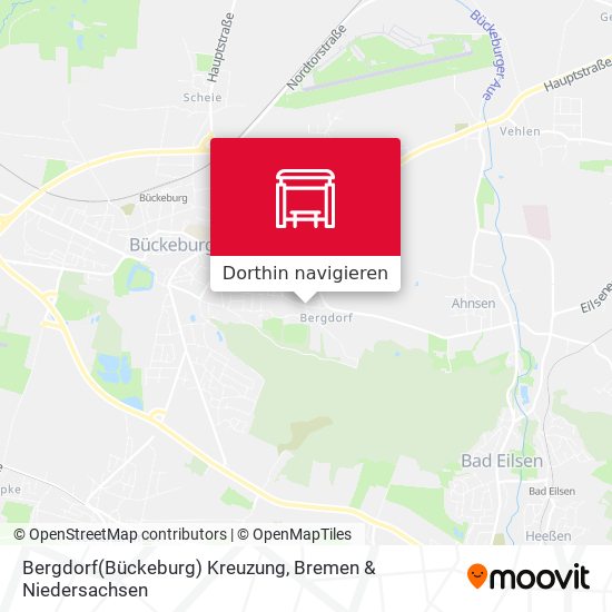Bergdorf(Bückeburg) Kreuzung Karte